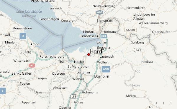 mapa dysk Austria