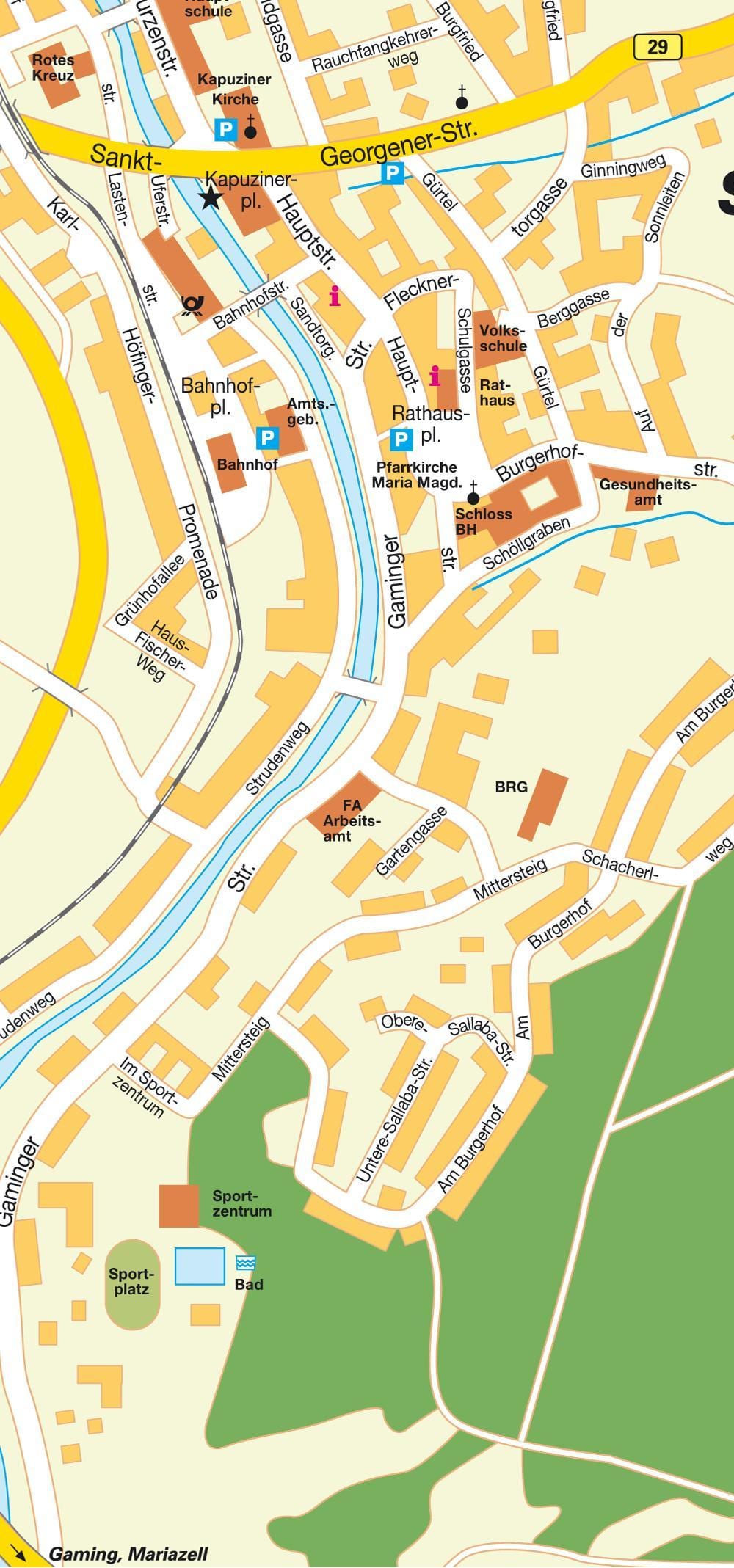 mapa gry Austria