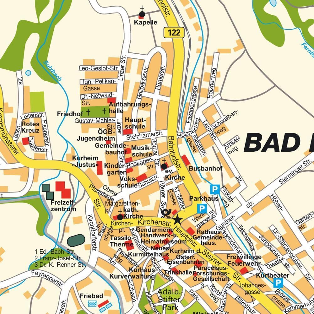 mapa sali Austria