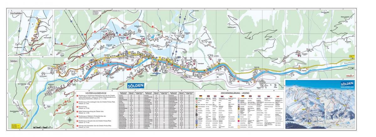 mapa sölden Austria