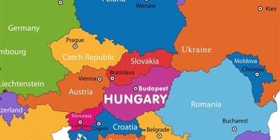 Austria mapa mapa świata