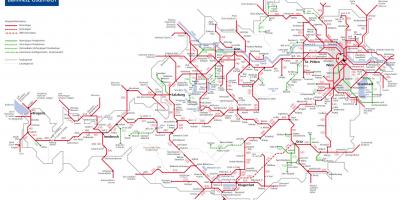 Обб austriackiej mapie kolejowej