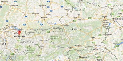 Mapa feldkirch, Austria