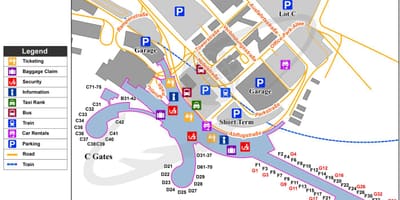 Mapa lotnisko Wiedeń Austria 