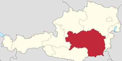 Mapa styria Austria