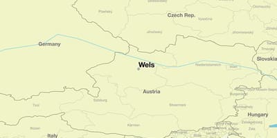 Mapa wels Austria
